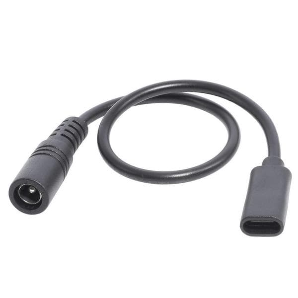 DC 5.5 x 2.1 hunn til Type-C USB 3.1 hunn omformer Type C DC strømkontaktadapter 5V3A[J] Multicolor