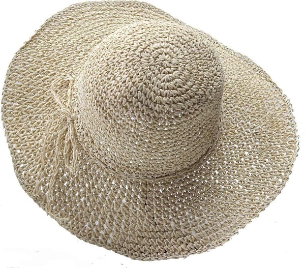 Dammode Sommar Stråhatt Solhatt Vikbar Rese Strandkeps[J]