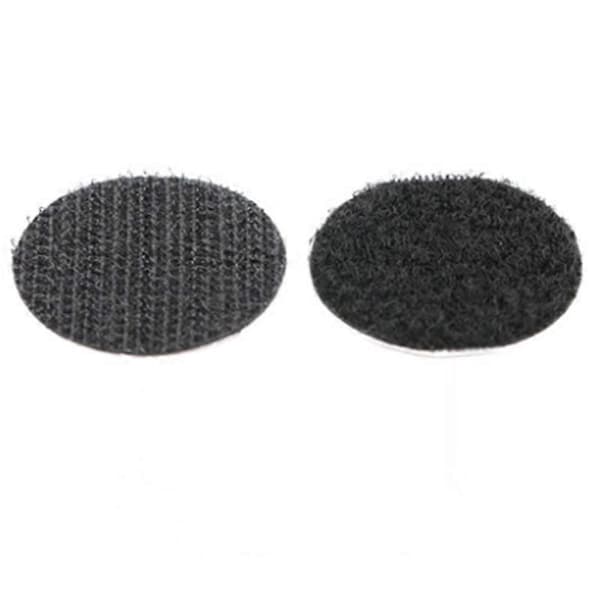Runde selvklebende borrelåsstrimler (1 cm) 500-pakning [MI][J]