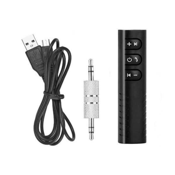 Trådløs Bluetooth 5.0 Mottaker Sender Adapter 3.5mm Jack