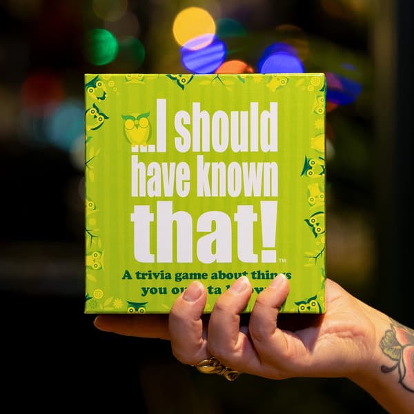 Trivia-kortspill, om ting du burde vite