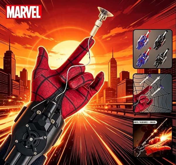Spiderman web shooter legetøj Spiderman mentor rollespil Peter Parker tilbehør rekvisitter handsker børn