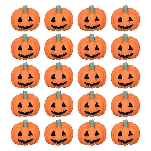 Halloween DIY Græskarpynt 20 Stykker