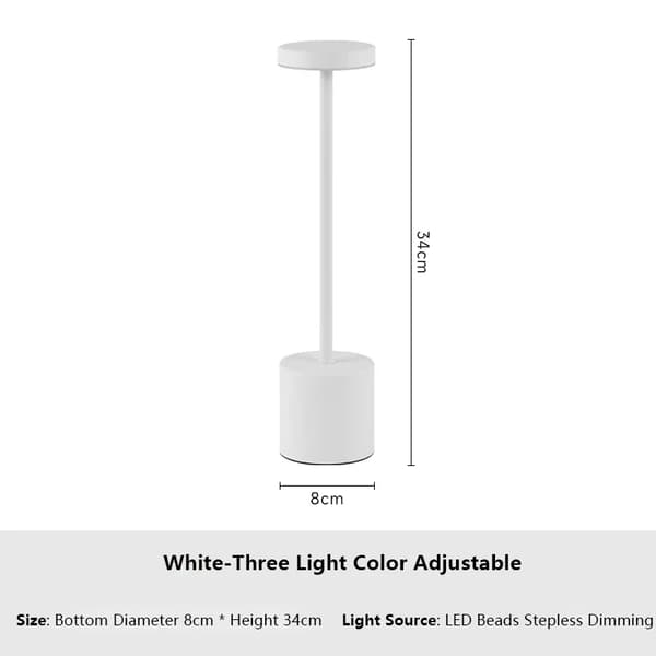 Bordlampe LED berøringssensor skrivebordsnattlampe