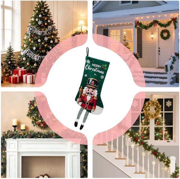 Opbevaringspose til julepynt, strømper og ornamenter (store genstande) (J)