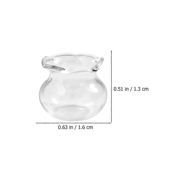 Transparenta Miniakvarier i Glas för DIY-dekoration 5-pack