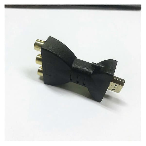 HDMI til AV-adapter, HDMI til RGB til RCA-komponentkonverter 1080P Audio Video Sync Adapter NPTERBL [XR][J]