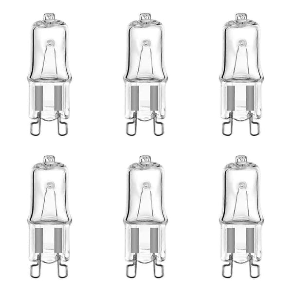 Halogen G9 40W dimbara glödlampor, 2-stiftsbas, 10-pack [GKS] [XR][J]