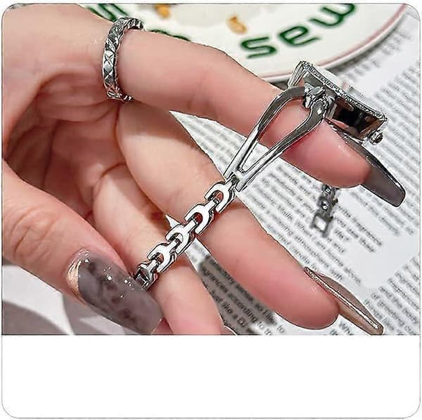 Dame Mode Quartz Armbåndsure Elegant Ur til Kvinder Vandtæt Rustfrit Stål Rem Luksus Dameur[J]