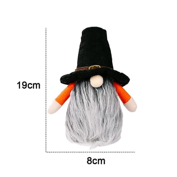 Halloween Tomtar Ornament Dekorationer Tomte Present Set