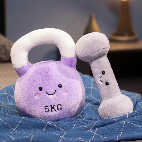 Nyfødt Blød Plys Kettlebell Kastepude til Sensorisk Udvikling