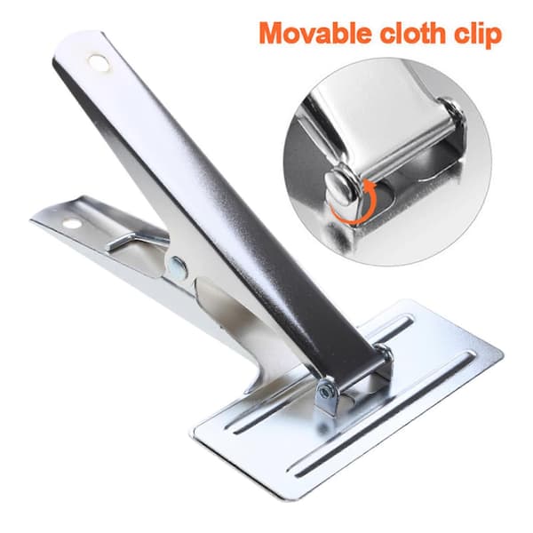 0-58mm /0-2.28tommer Polerede syclips Sengelagner Klemme til stofstrikning og syning[J] Multicolor