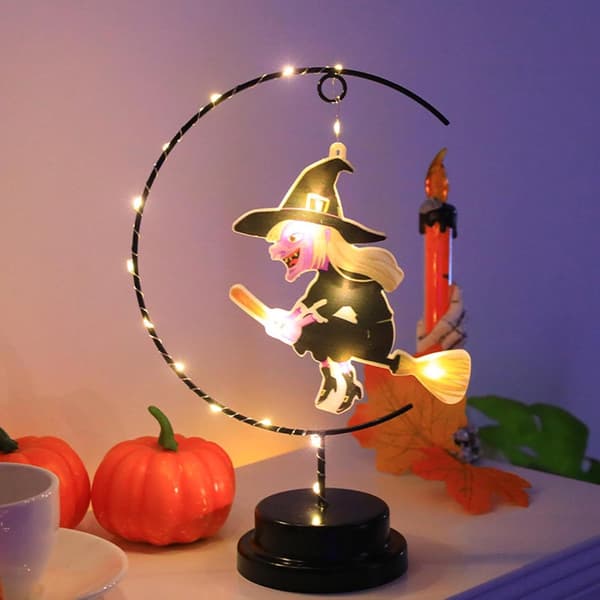 LED Halloween Hekselampe 18x10x28cm (JJ)