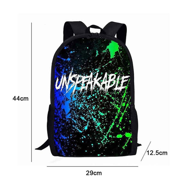 Barn Unspeakable 15L Ryggsäck Laptopväska Student Ryggsäck Present