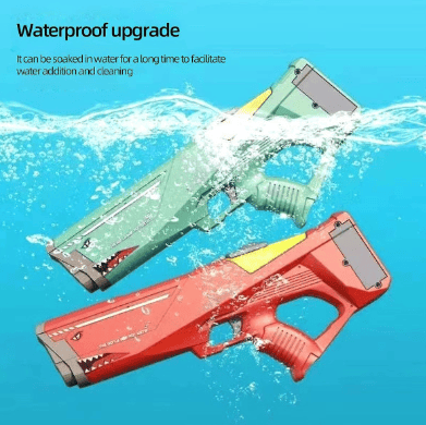 Kraftfull elektrisk vattenpistol för utomhuspool red