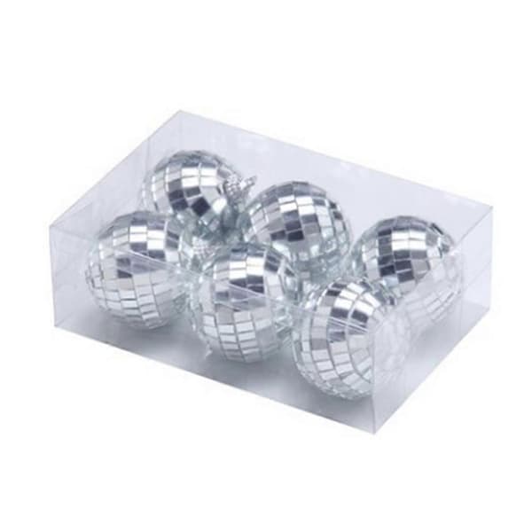 Mini Disco Partydekorasjon Hengende Speilball Diskokuler Ornamenter[J]
