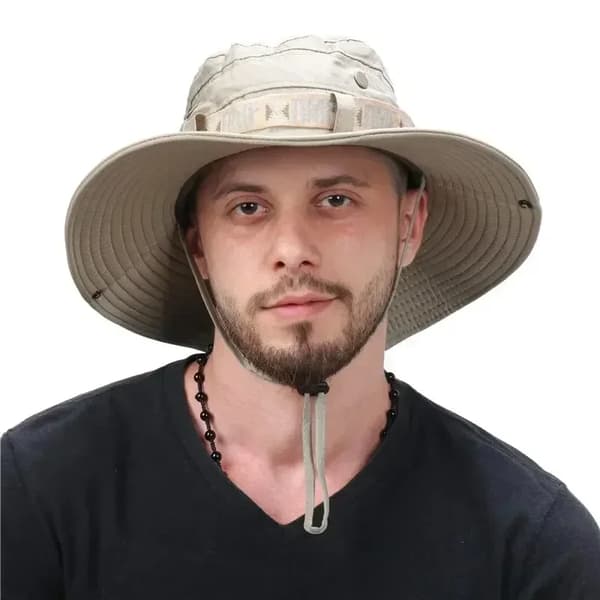 Sommer Herre Bucket Hat Udendørs UV Beskyttelse
