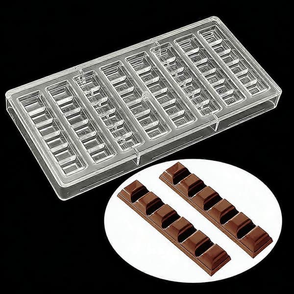 3D Polycarbonat Chokoladeform Køkken Bageværktøj til Hjemmelavet[J] 2010