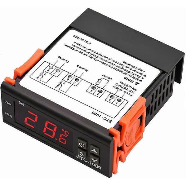Termostat Akvarium Inkubator Temperaturkontrollbrytare (110V-220V)[J]