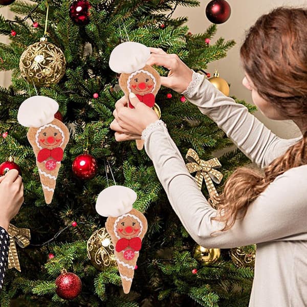 Bröd Juldekorationer för Fönster Vägg Eldstad (JJ)