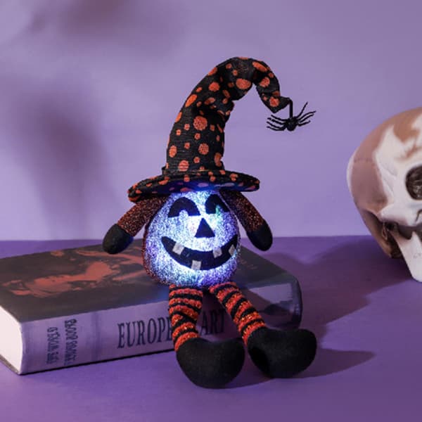 Häxplyschprydnader Halloween-samlarobjekt för barn