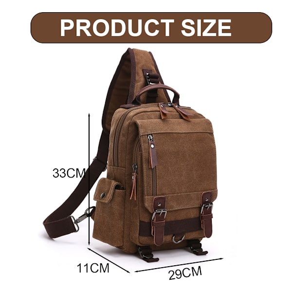 Crossbody rygsæk 20L til mænd og kvinder