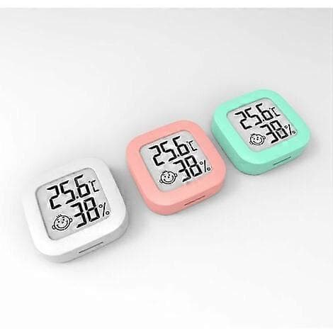 Mini digital inomhustermometer hygrometer hög precision temperatur och