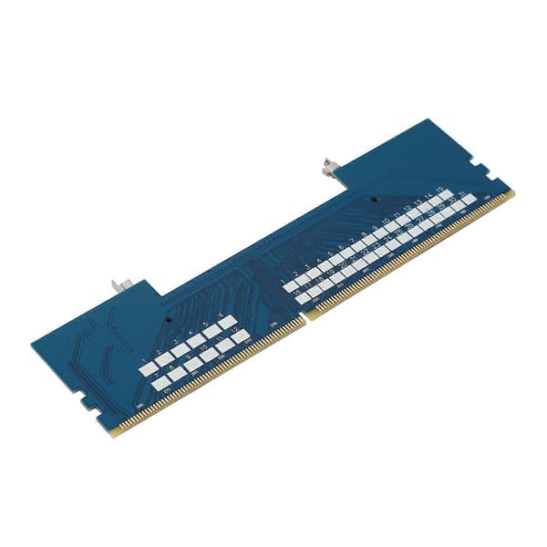 6X Professionel Laptop DDR4 SO-DIMM til Desktop DIMM Hukommelse RAM Stik Adapter Desktop PC Hukommelseskort Konverter[J] Blue