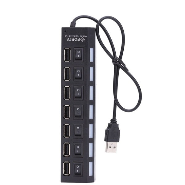 USB Hub USB Adapter Multiporte Brug Strømadapter Extensor