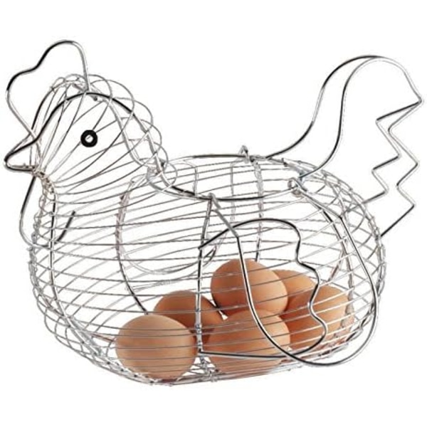 Metall Eggkurv Egg Krom Metall Eggkurv