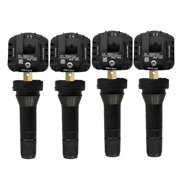 4 stk. TPMS-sensor for bildekkovervåkingssystem 802000121AA for 7 8[J] As Shown