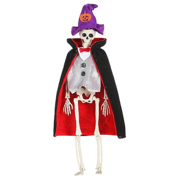 Halloween Skelett Ornament Heminredning Samlarobjekt 40cm