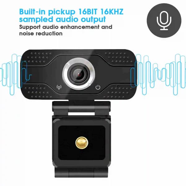webcam 1080P HD innebygd mikrofon