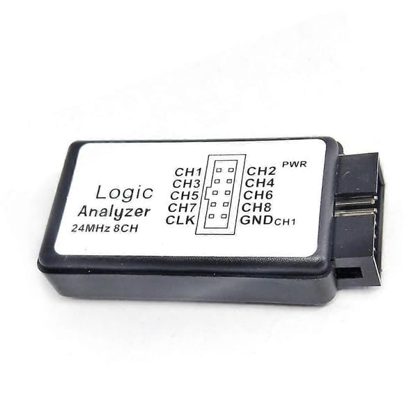 USB Logikanalysator 24M 8CH Microcontroller ARM FPGA Debug Værktøj 24MHz, 16MHz, 12MHz, 8MHz, 4MHz, 2MHz