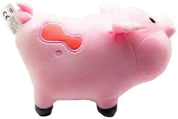 Waddles Gris Plysdukke 7