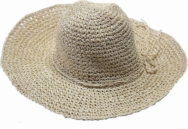 Dammode Sommar Stråhatt Solhatt Vikbar Rese Strandkeps[J]