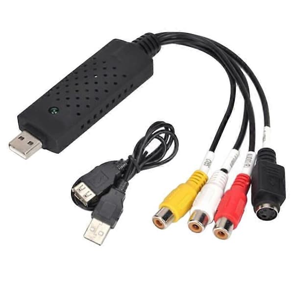 USB 2.0 Audio Video VHS til DVD PC Konverter Capture Card Adapter for Win 10