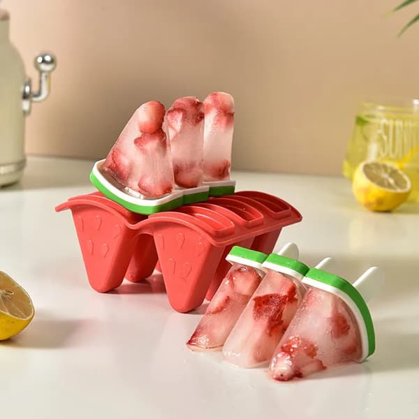 Ispinneform med lokk, vannmelonform, DIY hjemmelaget