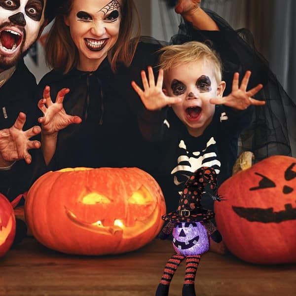 Hekseplysjpynt Halloween-samleobjekter for barn