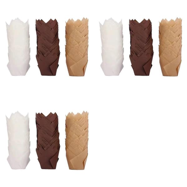 900 STK Muffinsformer Bakepapirkopper Cupcake til Bryllupsfest Bursdag Oljetette Cupcakes Liner Bakekakeinnpakning [J]