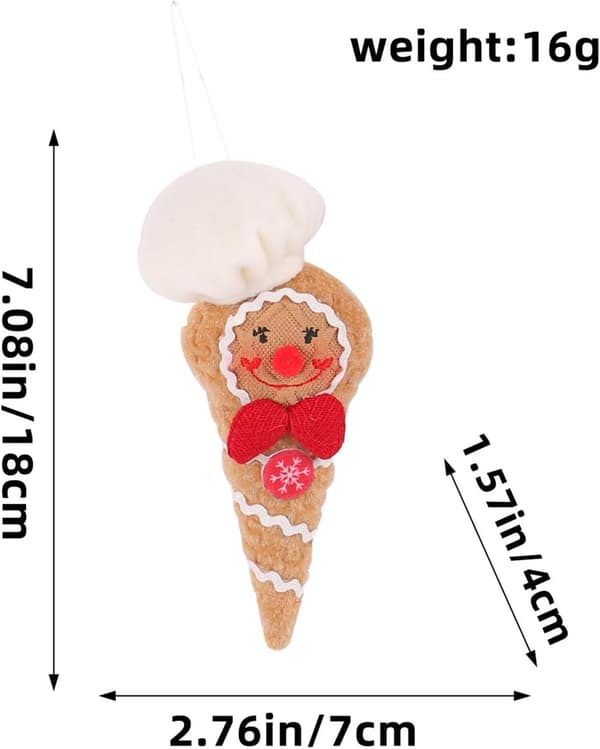 Bröd Juldekorationer för Fönster Vägg Eldstad (JJ)