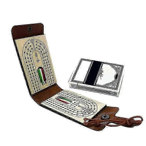 2025 Cribbage Brädspelssats, 2025 Nytt Rese-Cribbagebräde med Spelkort [J] 1