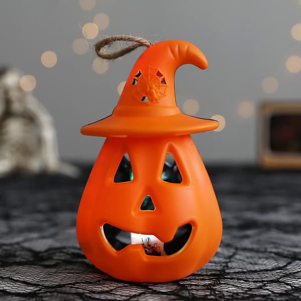 Halloween kurpitsakynttilä kurpitsalamppu 2 kpl