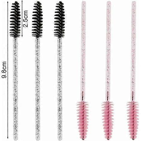 Engangs øjenvippebørster (100-pak), Mascara-applikatorbørste og øjenbryn