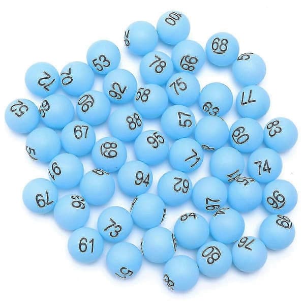 Numrerade Pingisbollar 100-pack för Beer Pong, Partyspel, Dekorationer