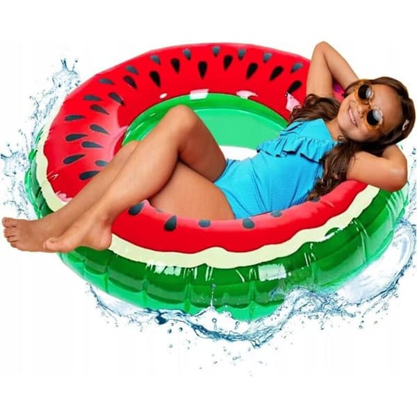 Oppustelig Vandmelon Badering 90cm til Pool og Strand
