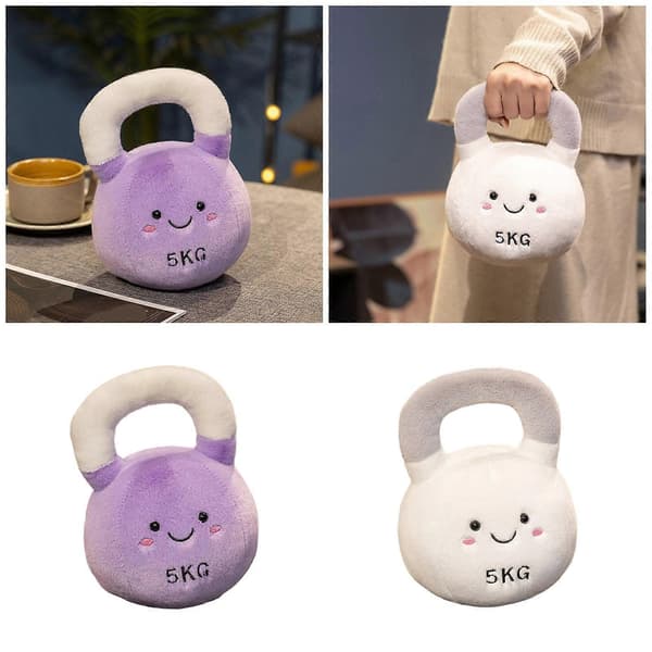 Nyfødt Blød Plys Kettlebell Kastepude til Sensorisk Udvikling