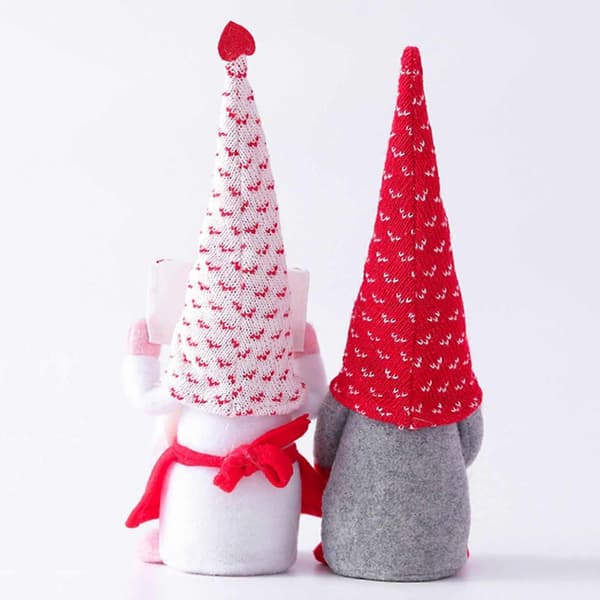 Fönster- och Heminrednings Tomte Figurin Alla Hjärtans Dag Present