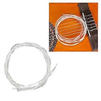 Profesjonelt 6-delt sett med nylon gitarstrenger