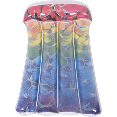 Jilong Sparkle Shine Oppustelig Madras, Blå, 174x76x25 cm